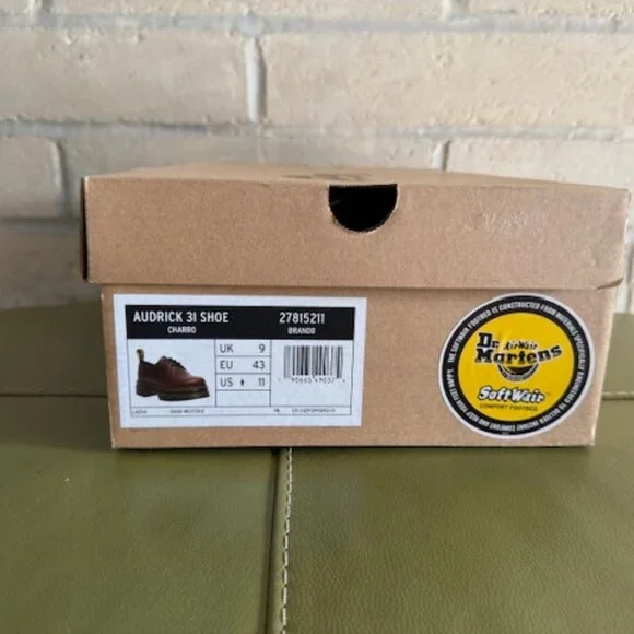 Dr. Martens Audrick 3i Brando oxford size US W 11 / USM 10 / EU 43 New in Box - Picture 7 of 12
